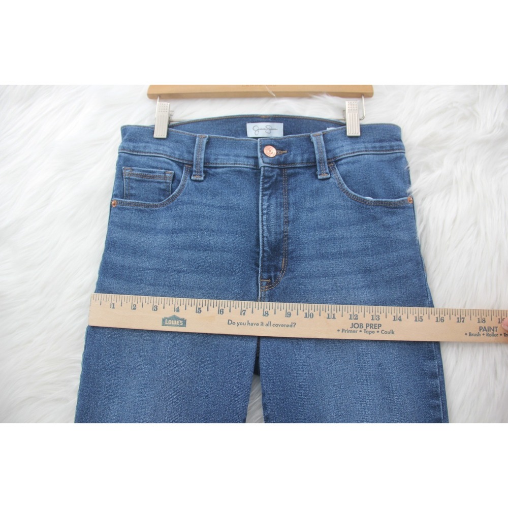 Jessica Simpson Women's Flare Jeans Size 6 Denim Stretch Medium Wash Western - Picture 4 of 15
